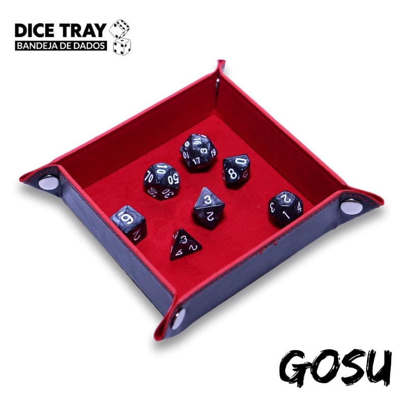 DICE TRAY SQUARE: RED