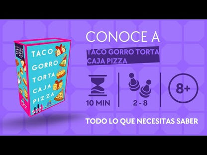 TACO GORRO TORTA CAJA PIZZA